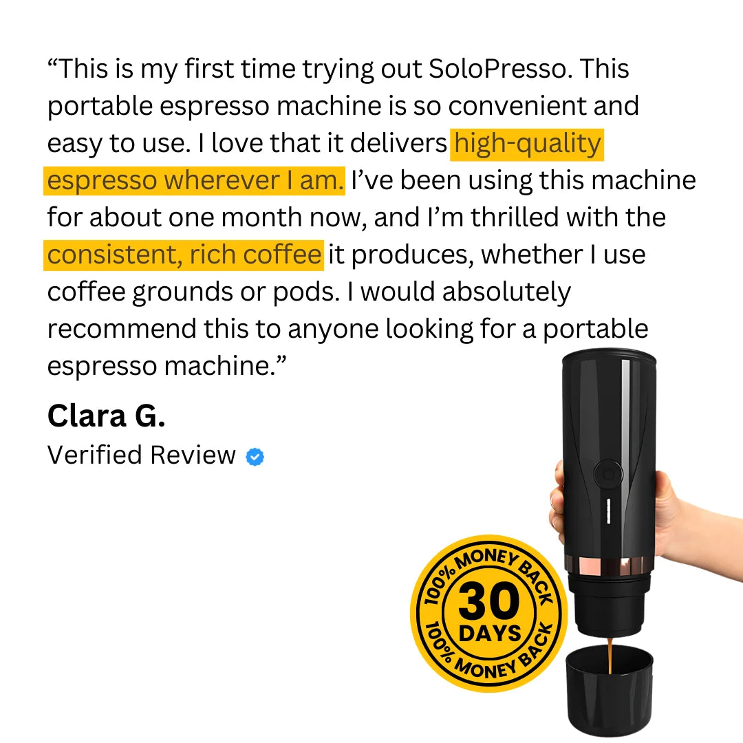 SoloPresso™ Portable Espresso Machine